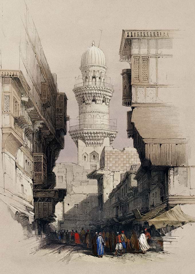 Street Scene in Cairo 1849