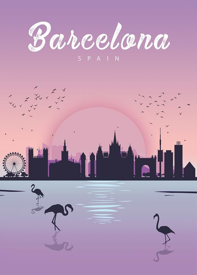 Barcelona skyline