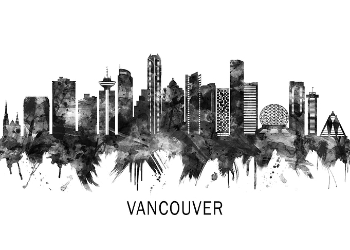 Vancouver Canada Skyline