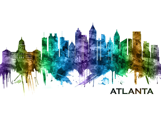 Atlanta Georgia Skyline