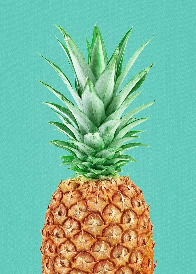 Pineapple in Blue