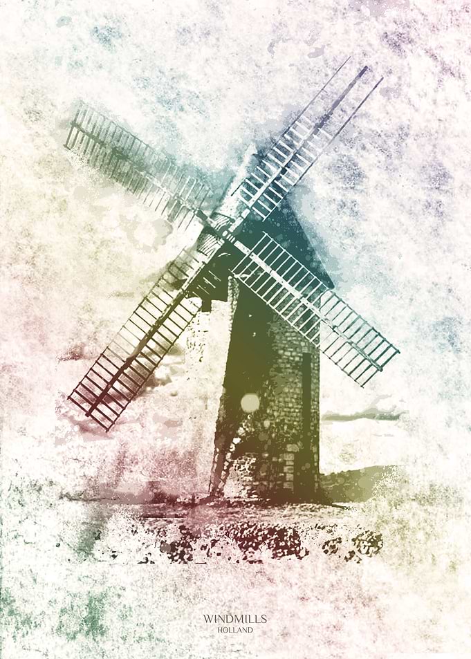 windmills in Holland