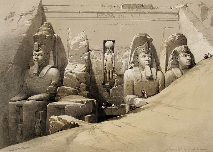 Temple of Aboosimble 1849