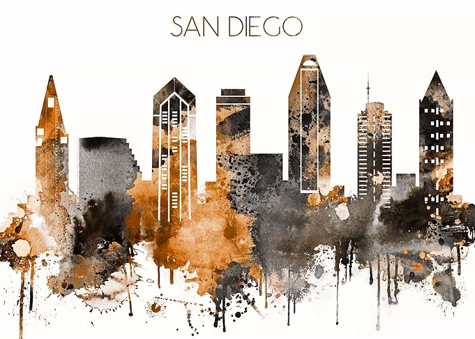 San Diego CA Skyline