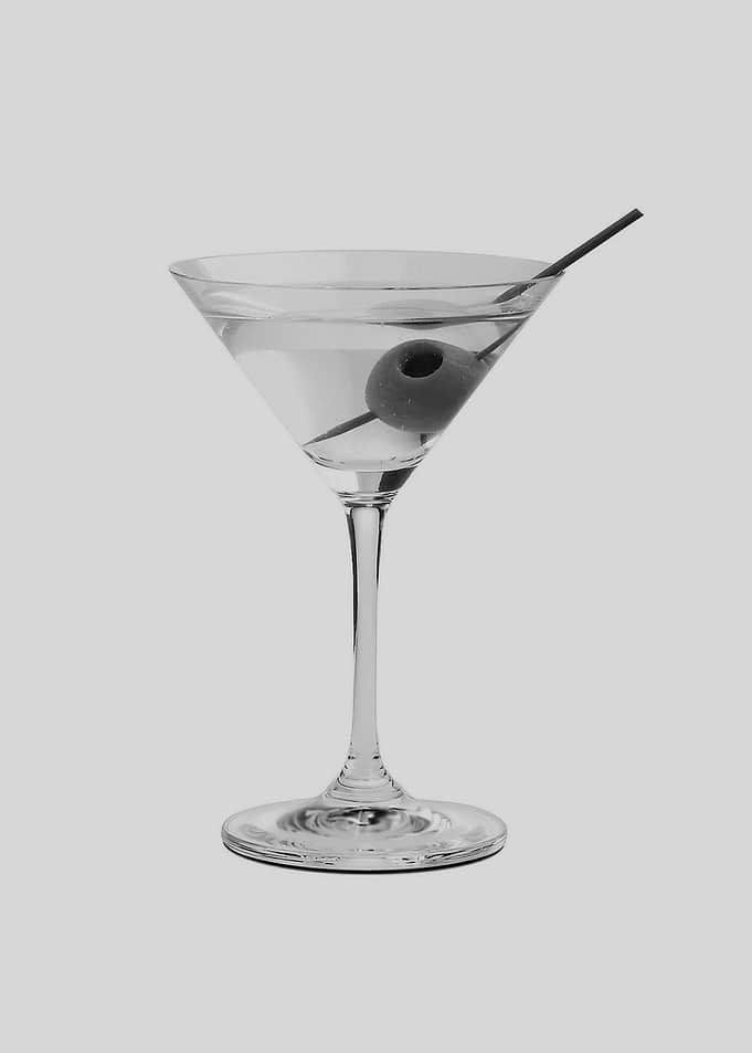 glass of martini