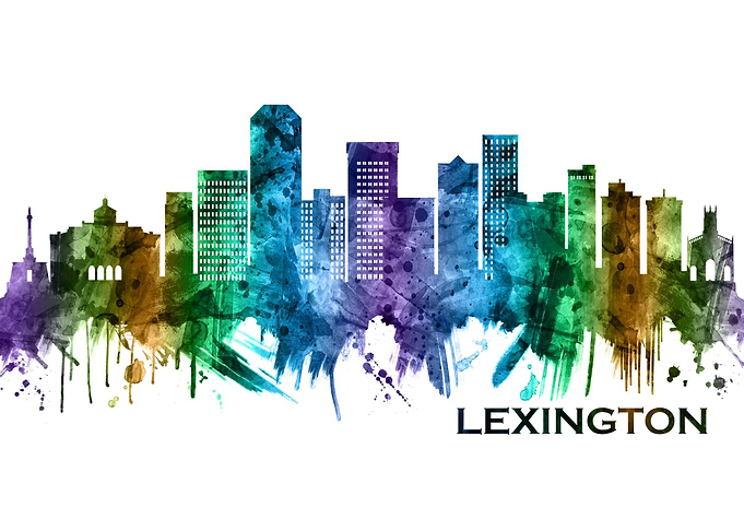 Lexington Kentucky Skyline