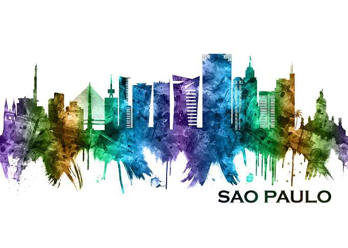 Sao Paulo Brazil Skyline