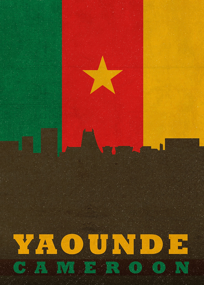 Yaounde Cameroon City Flag