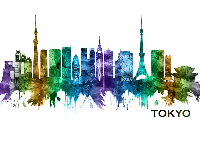 Tokyo Japan Skyline