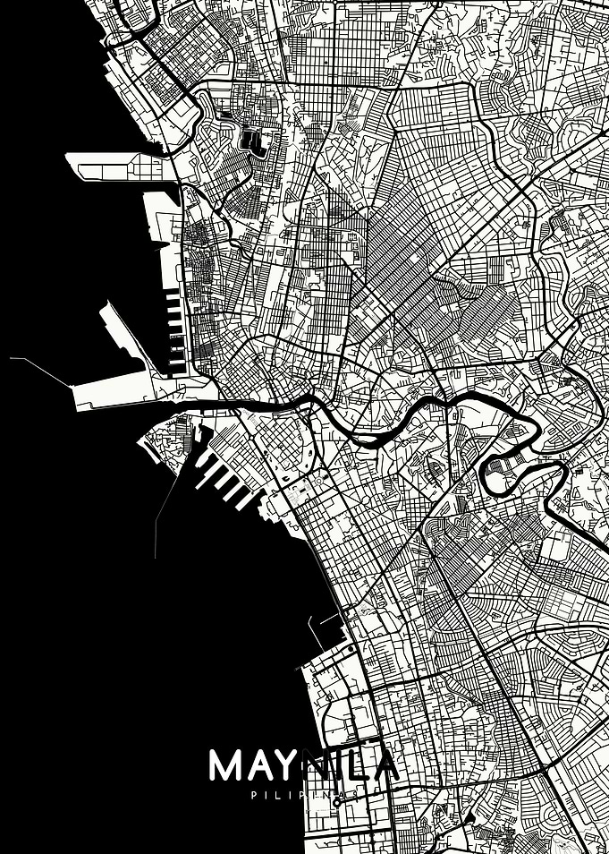Maynila map white