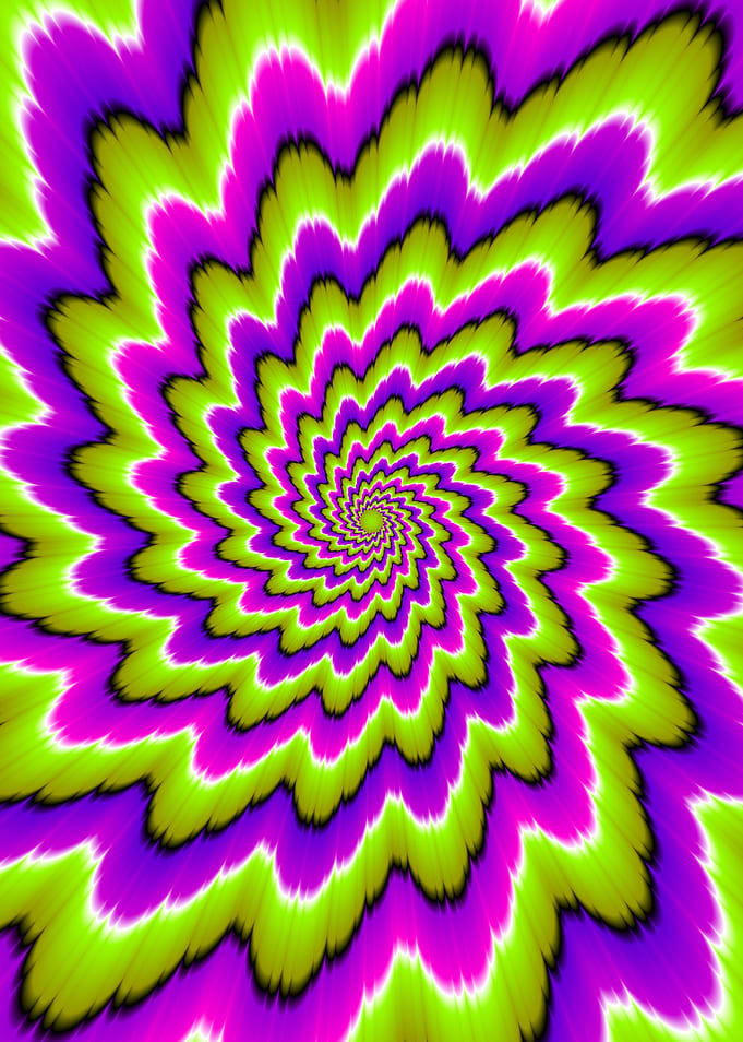 Colorful spirals