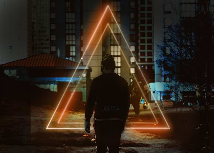 Glowing polygon
