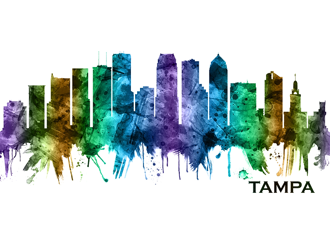 Tampa Florida Skyline