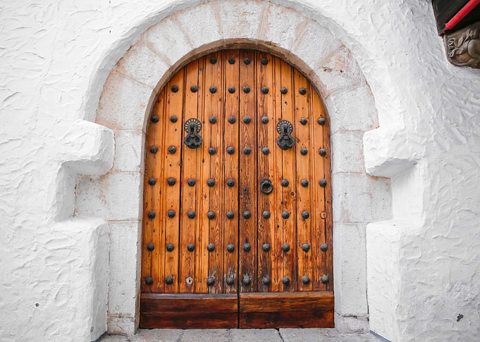 Doors of Sitges Spain