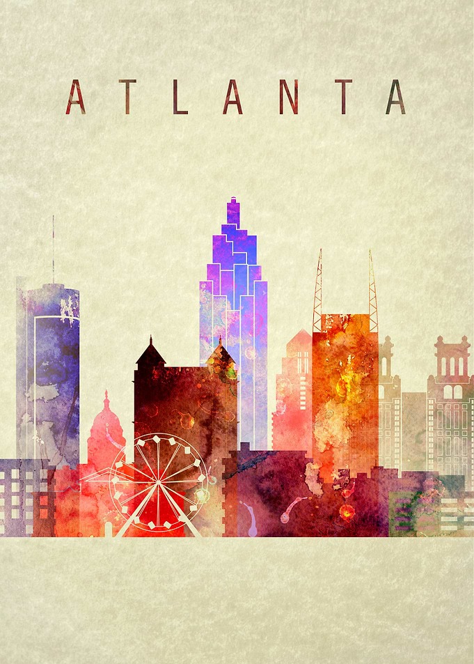 Atlanta Georgia Skyline