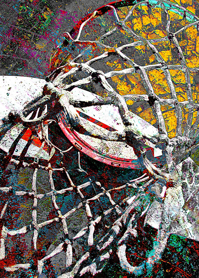 Basketball art print 143