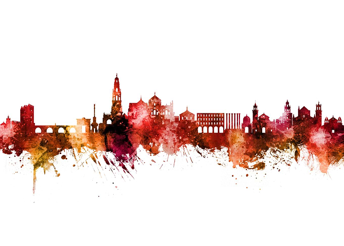 Cordoba Spain Skyline