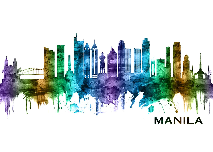 Manila Philippines Skyline
