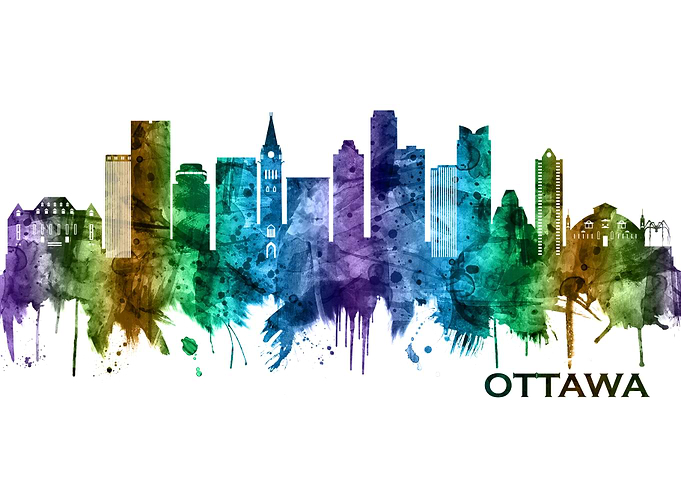 Ottawa Canada Skyline