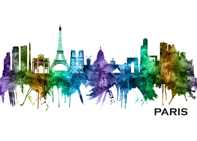 Paris France Skyline