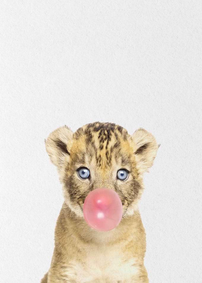 funny baby tiger gum