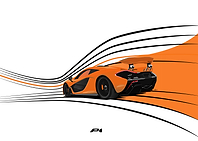 Mclaren P1 Orange