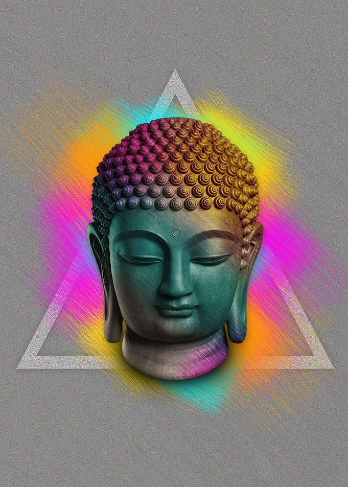 Colourful Buddha