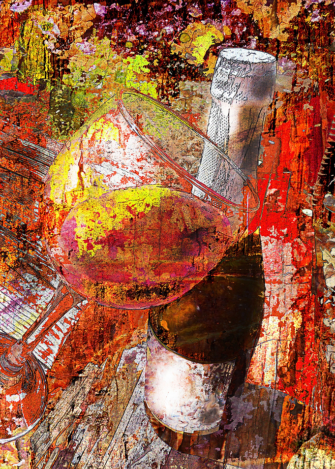 Wine art a3
