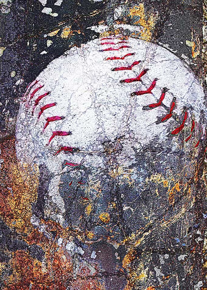Baseball art print 6