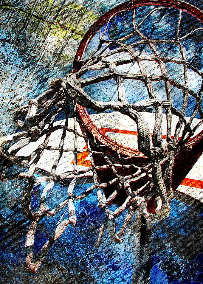 Basketball art print 164