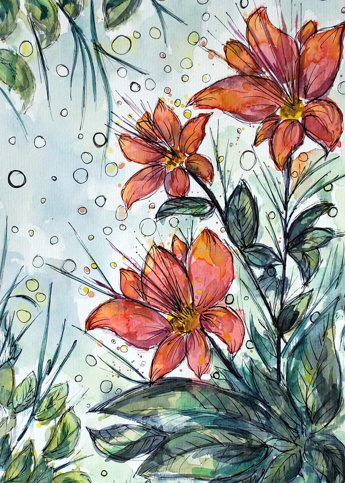 Blossoming Flowers