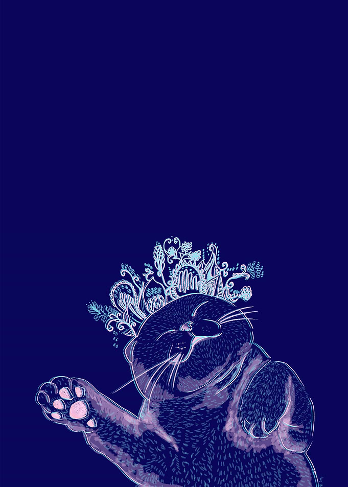 Dream A Little Meow Blue