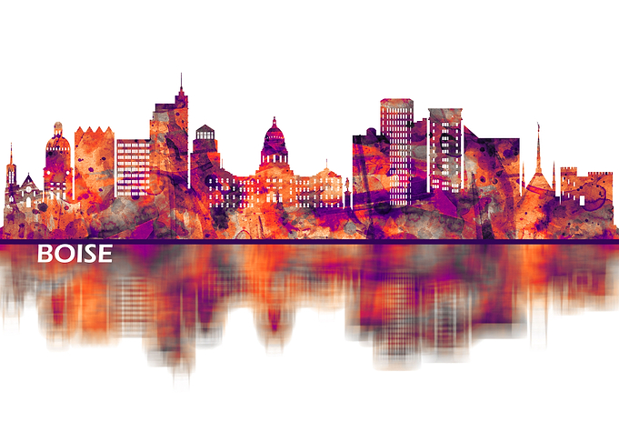 Boise Idaho Skyline