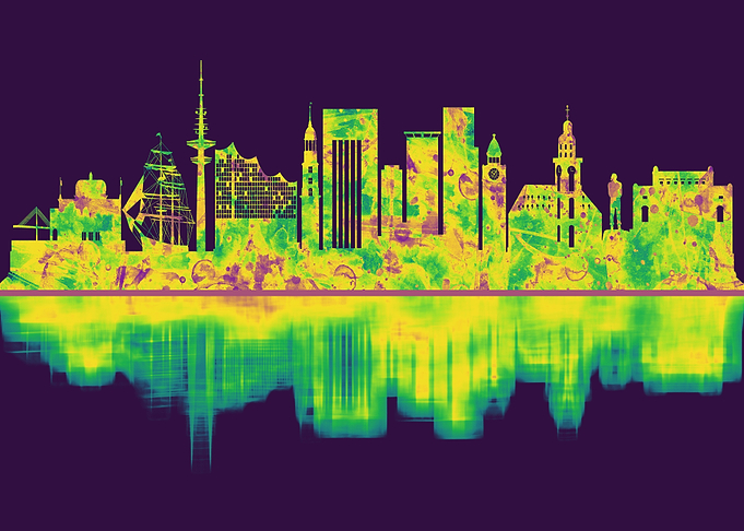 Hamburg Germany Skyline