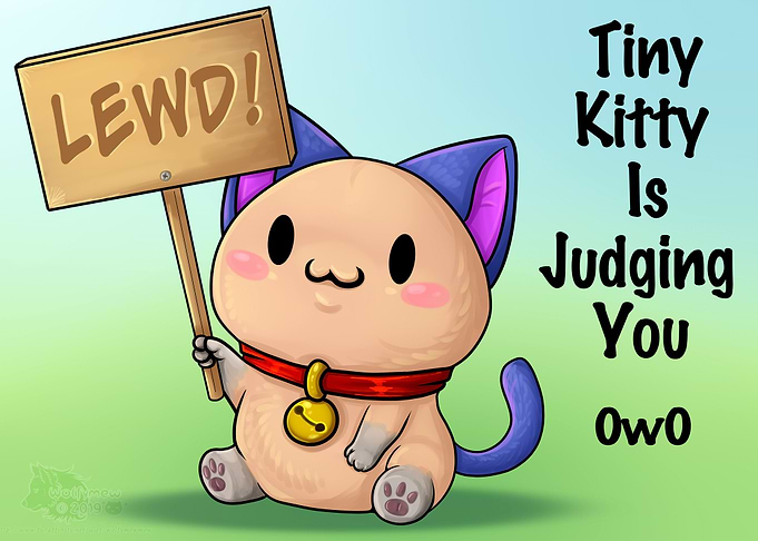 Tiny Judgemental Kitty