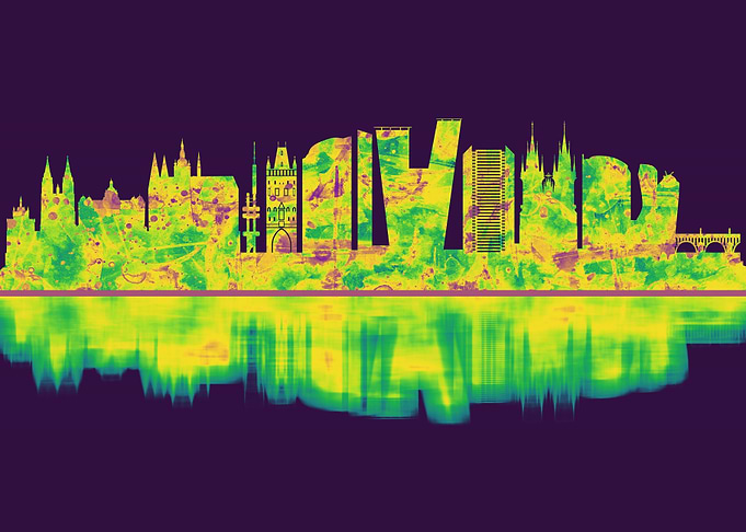 Prague Skyline