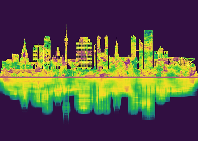 Munich Germany Skyline