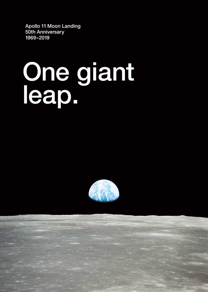 Moon 50th Giant Leap Rise
