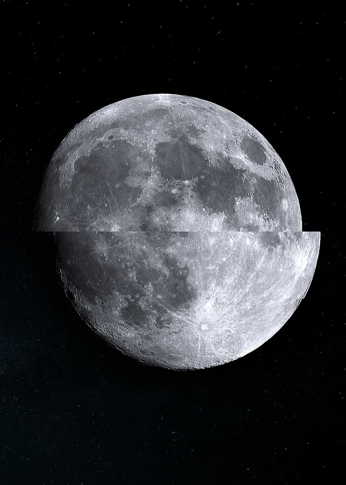 Something is with the Moon