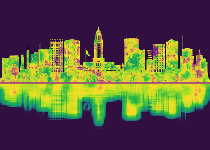 Lincoln Nebraska Skyline
