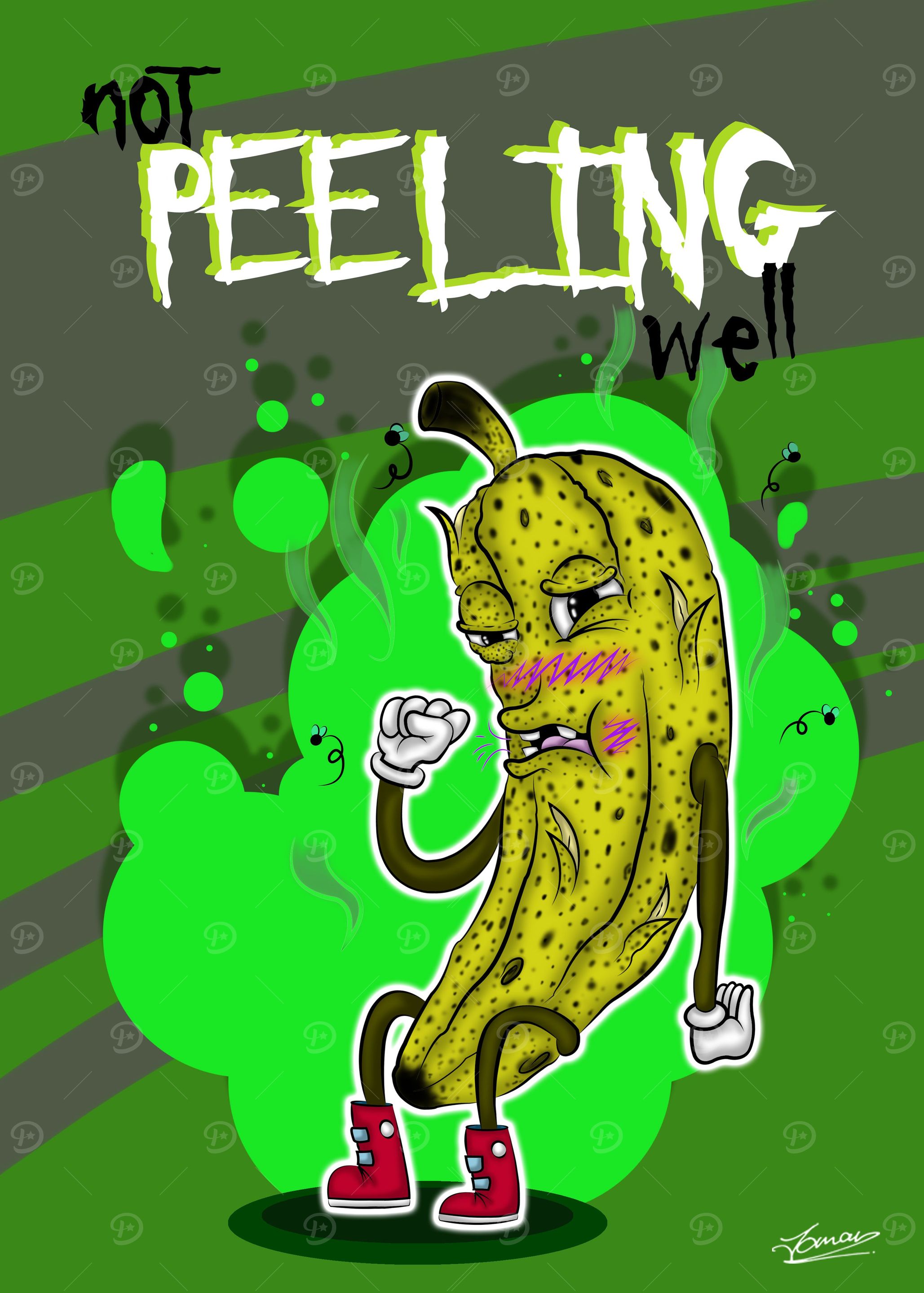 not PEELING well