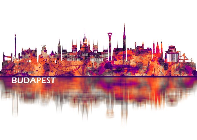 Budapest Hungary Skyline