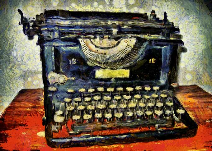 Typewriter by Van Gogh