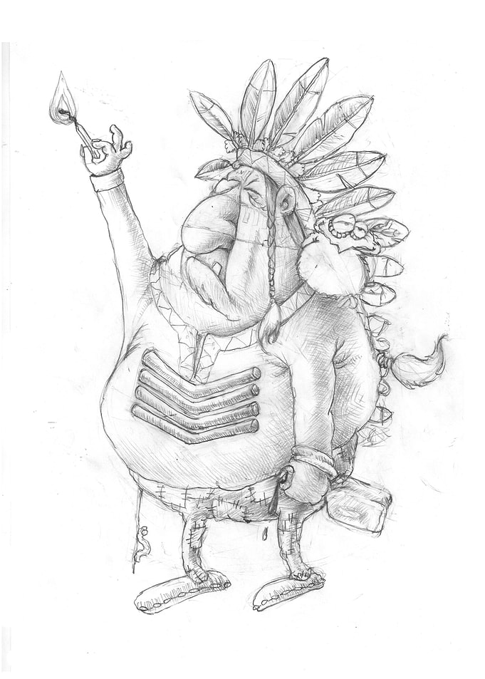 native American chief