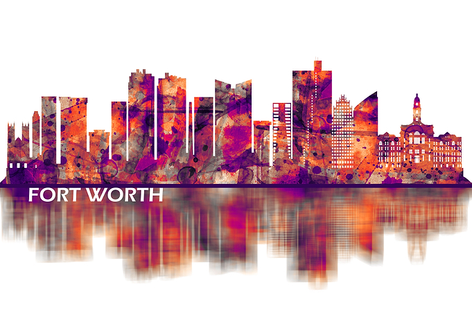 Fort Worth Texas Skyline