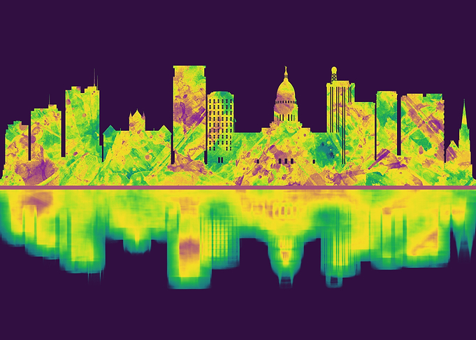 Madison Wisconsin Skyline