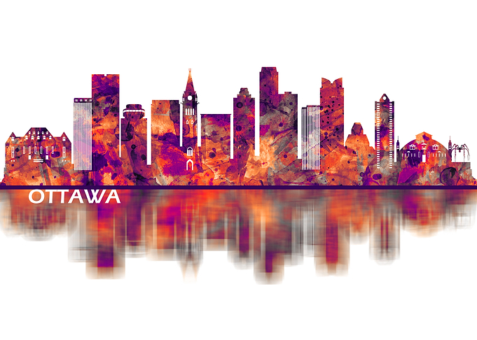 Ottawa Canada Skyline