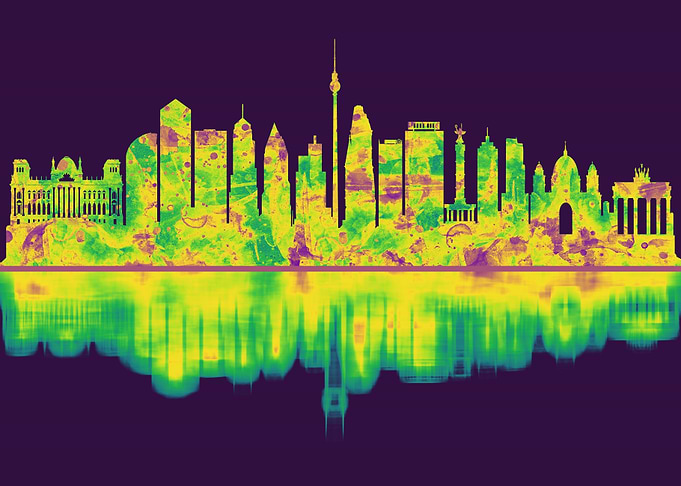 Berlin Germany Skyline