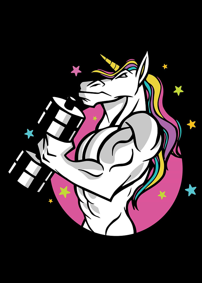 Unicorn Weightlifting