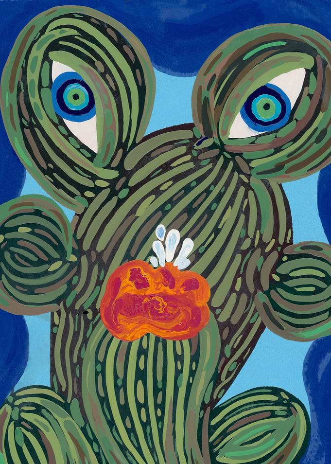 Cactus is so excited